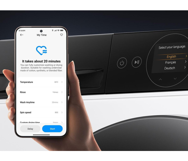 Xiaomi PRALKO-SUSZARKA XIAOMI WD090MJA11EU - 1500620 - zdjęcie 5